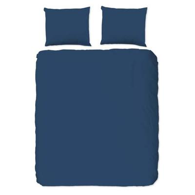 Good Morning Dekbedovertrek Uni 200x200/220 cm denimkleurig Good Morning Dekbedovertrek Uni 200x200/220 cm denimkleurig