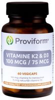 Vitamine K2 100mcg & D3 75mcg - thumbnail