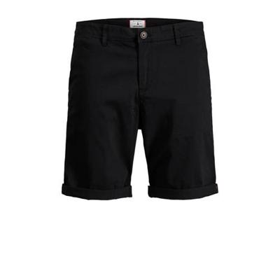 JACK & JONES JEANS INTELLIGENCE regular fit chino short Bowie zwart JACK & JONES JEANS INTELLIGENCE regular fit chino short Bowie zwart