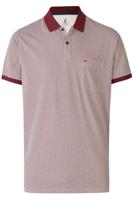 Jupiter Modern Fit Polo shirt Korte mouw bordeaux - thumbnail