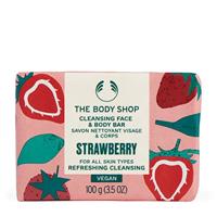 The Body Shop Aardbei Soap, 100g, Rood