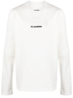 Jil Sander t-shirt en coton à logo imprimé - Blanc