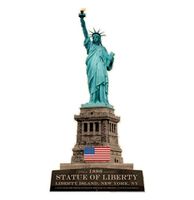 Statue Of Liberty Zwaar Metalen Bord - 107 x 54 cm - thumbnail