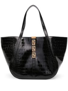 Versace grand sac cabas Greca Goddess - Noir