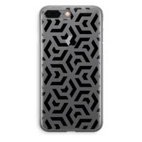 Crazy pattern: iPhone 8 Plus Transparant Hoesje - thumbnail