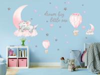 Muursticker - Dream Big Little One / Olifant - thumbnail