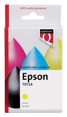 Inkcartridge quantore eps t071440 geel