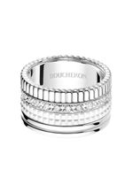 Boucheron bague Quatre Double White Edition en or blanc 18ct sertie de diamants - Argent