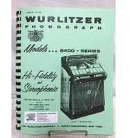 Wurlitzer 2400(S), 2404(S) And 2410(S) Jukebox Service Manual - thumbnail