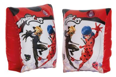 Miraculous zwemvleugeltjes PVC rood/wit one size 2 stuks