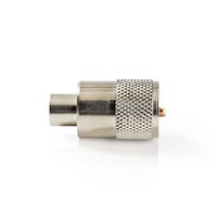 Nedis PL259-Connector | Male | Soldeer | 6.0 mm | Zilver | 25 Stuks | 1 stuks - CSVC43900ME CSVC43900ME - thumbnail