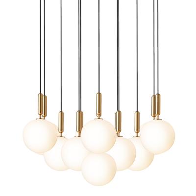 Nuura Miira 13 Hanglamp Large - Brass / Opal