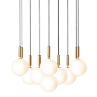 Nuura Miira 13 Hanglamp Large - Brass / Opal