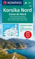 Wandelkaart - Fietskaart 2250 Korsika Nord - Corse du Nord | Kompass - thumbnail