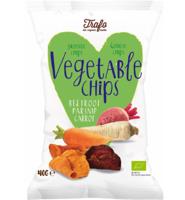 Trafo Trafo Groentechips Wortel Pastinaak Rode Biet Bio (40g)
