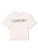 Lanvin Enfant t-shirt en coton à logo imprimé - Jaune - thumbnail