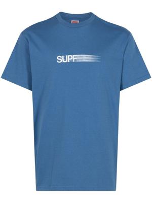 Supreme T-shirt met logo - Blauw