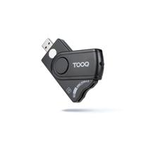 TOOQ TQR-3012B Chipkaartlezer, elektronische DNI, SIM, SD, SF, USB-A, kleur: zwart
