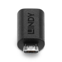 LINDY USB 2.0 Adapter [1x USB-C bus - 1x Micro-USB 2.0 B stekker] 41903 - thumbnail