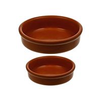 Set van 12x stuks creme brulee of tapas bakjes 5 en 7 cm   -