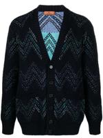 Missoni Vest met chevron-streep - Blauw