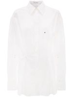 JW Anderson chemise en coton à détails de plis - Blanc - thumbnail