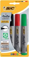 Bic permanent marker 2000, doos met 4 stuks in geassorteerde kleuren