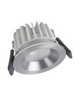 Ledvance LED SPOT Vuurvast Zilver 8W 670lm 36D - 840 Koel Wit | 81mm - IP65 - Dimbaar
