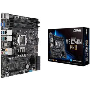 Asus MB WS C246M PRO C246 PCH Moederbord Socket Intel 1151 Vormfactor Micro-ATX Moederbord chipset Intel® C246