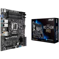 Asus MB WS C246M PRO C246 PCH Moederbord Socket Intel 1151 Vormfactor Micro-ATX Moederbord chipset Intel® C246 - thumbnail