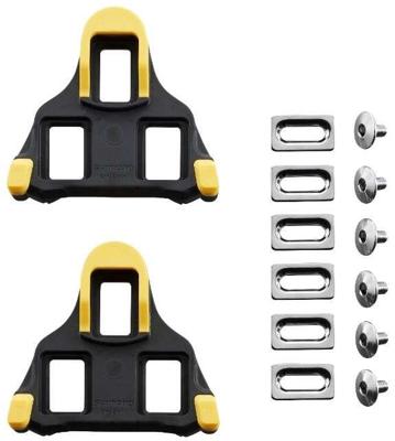 Schoenplaatjes Shimano SM-SH11 SPD-SL met 6 graden speling - geel Schoenplaatjes Shimano SM-SH11 SPD-SL met 6 graden speling - geel