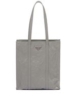 Prada sac cabas en cuir Nappa - Gris