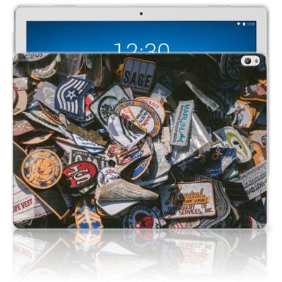 Lenovo Tab P10 Tablet Backcover met foto Badges Lenovo Tab P10 Tablet Backcover met foto Badges