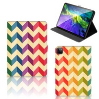 iPad Pro 11 2020/2021/2022 Tablet Hoes Zigzag Multi Color