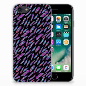 iPhone SE 2022 | SE 2020 | 8 | 7 TPU bumper Feathers Color