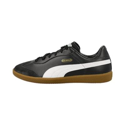 PUMA Unisex King 21 IT Voetbalschoen, Zwart Wit-Gum, 6 UK