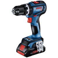 Bosch Professional GSB 18V-90 C Accu-klopboor/schroefmachine Brushless, Incl. Bluetooth-module, Incl. 2 accus, Incl. lader, Incl. koffer - thumbnail