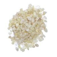 Zwavelkwarts trommelstenen B kwaliteit -- ±800g; ±0.5-2.5cm