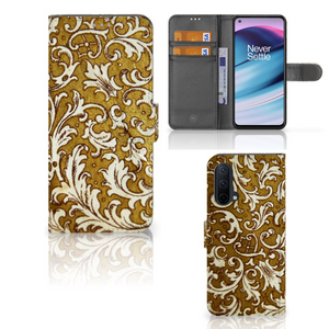 Wallet Case OnePlus Nord CE 5G Barok Goud