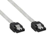 InLine 27305r 0,5 m transparante kabel SATA - kabel SATA
