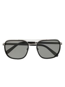 Bvlgari lunettes de soleil teintées à monture pilote - Noir