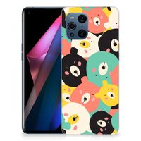 OPPO Find X3 | X3 Pro Telefoonhoesje met Naam Bears - thumbnail