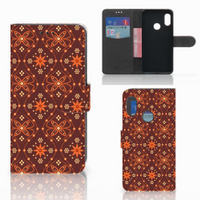 Xiaomi Mi A2 Lite Telefoon Hoesje Batik Brown - thumbnail