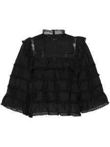 ISABEL MARANT blouse Zalmara à empiècements - Noir