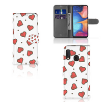 Samsung Galaxy A20e Telefoon Hoesje Hearts