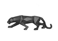 present time Ornament Origami Panther - Zwart