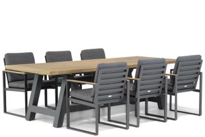 Santika Soray/Trente 260 cm dining tuinset 7-delig