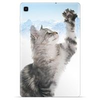 Samsung Galaxy Tab S6 Lite 2020/2022/2024 TPU Hoesje - Kat - thumbnail