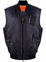 Stella McCartney gilet oversize matelassé - Bleu