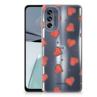 Motorola Moto G62 5G TPU bumper Hearts - thumbnail